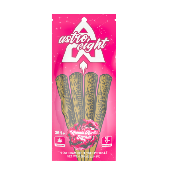 Astro Eight 4 ct. 1G Pre-rolls – Nebula Runtz (Hybrid)