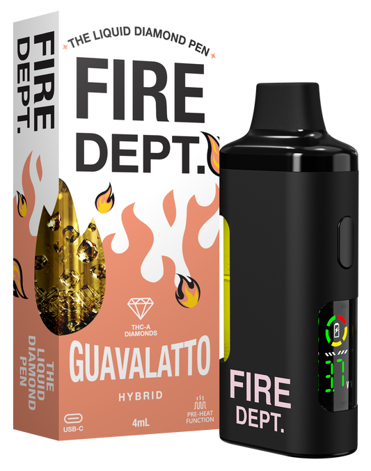 Fire Dept THCA 4g Diamond Vape - Guavalatto