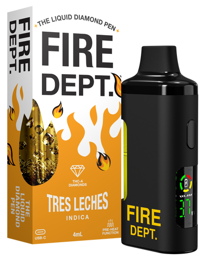 Fire Dept THCA 4g Diamond Vape - Tres Leches